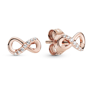 Pandora Rose ™ Sparkling Infinity Stud Earrings